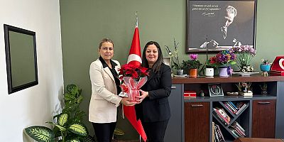 İYİ Parti Tire İlçe Başkanlığı’ndan Milli Eğitim Müdürüne Öğretmenler Günü Ziyareti